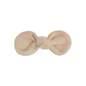 MILK X SODA SUEDE BOW HAIR CLIP BABY PINK