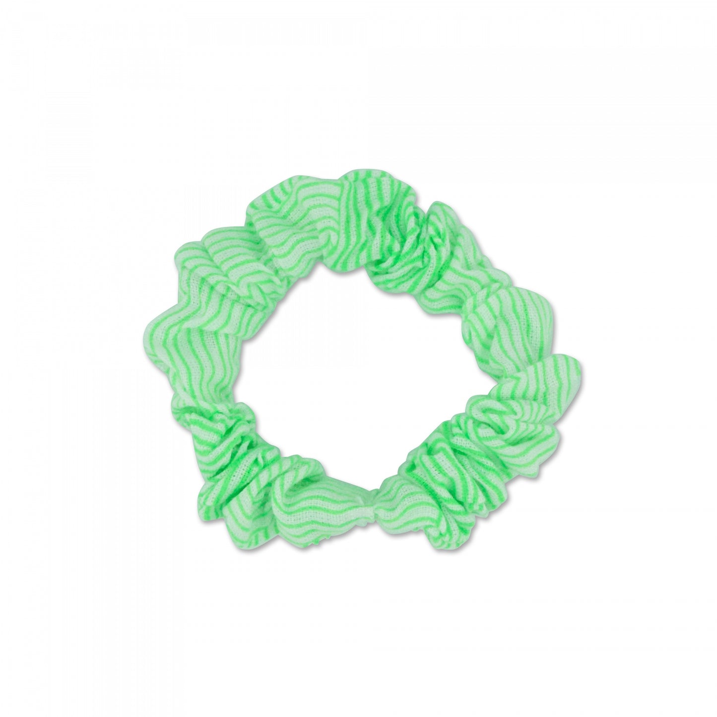 MILK X SODA STRIP SCRUNCHIE NEON GREEN