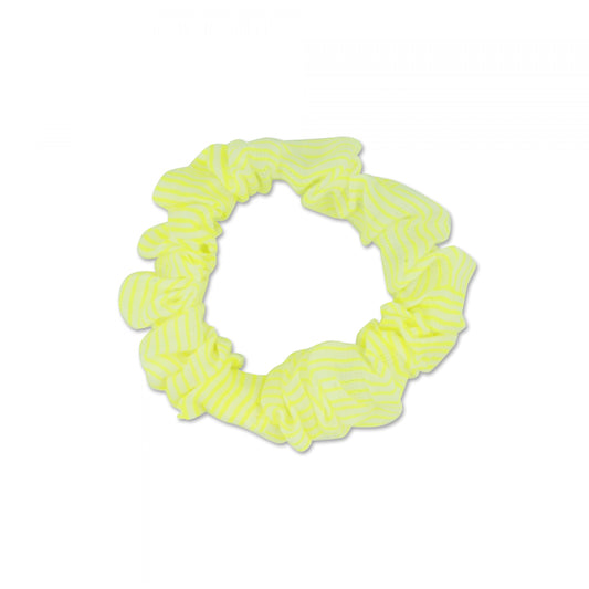 MILK X SODA STRIP SCRUNCHIE NEON YELLOW