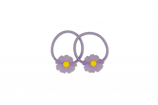 MILK X SODA BLOSSOM FLOWER HAIR TIE PURPLE