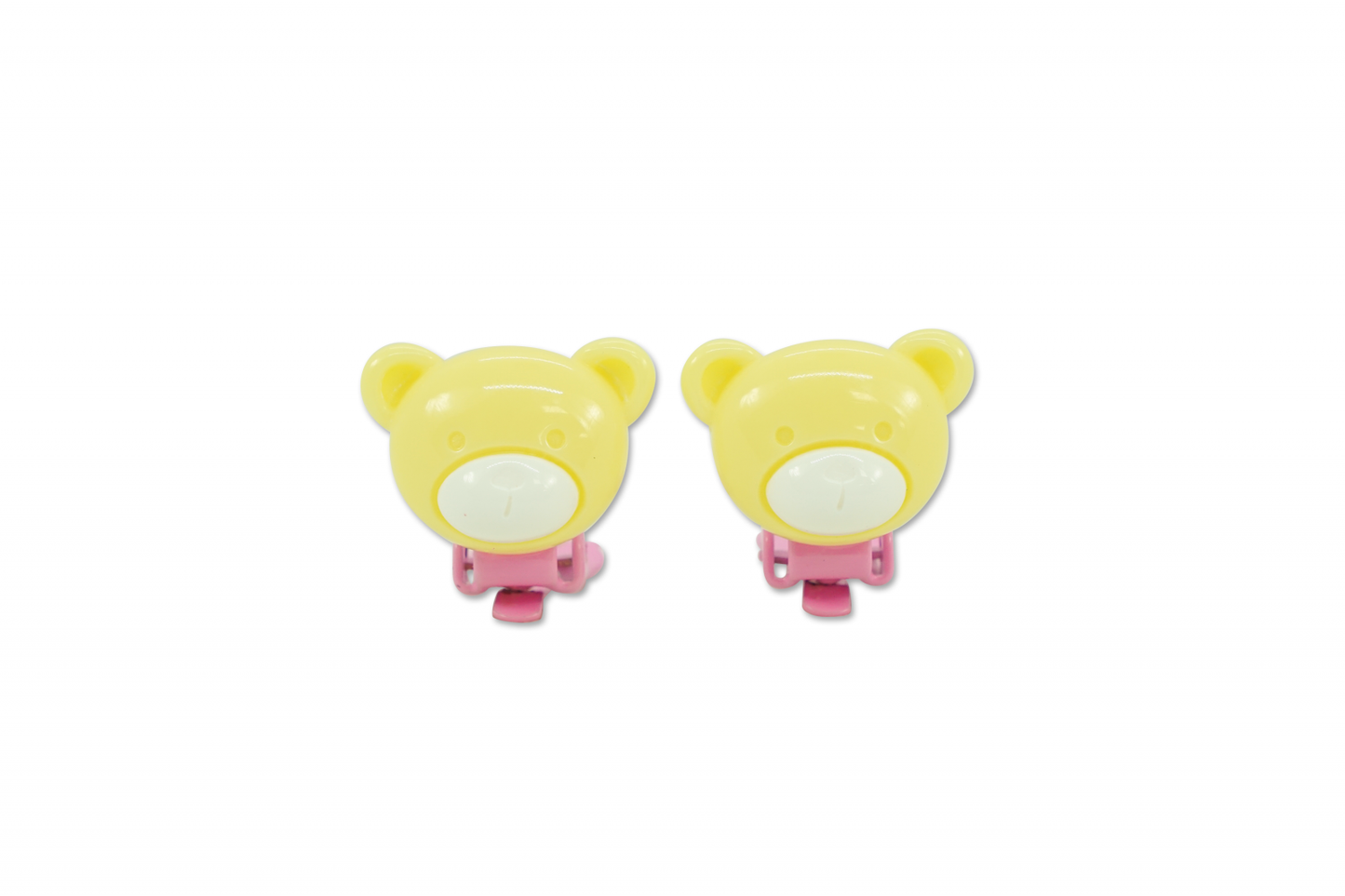 MILK X SODA PASTEL BEAR EARRINGS YELLOW