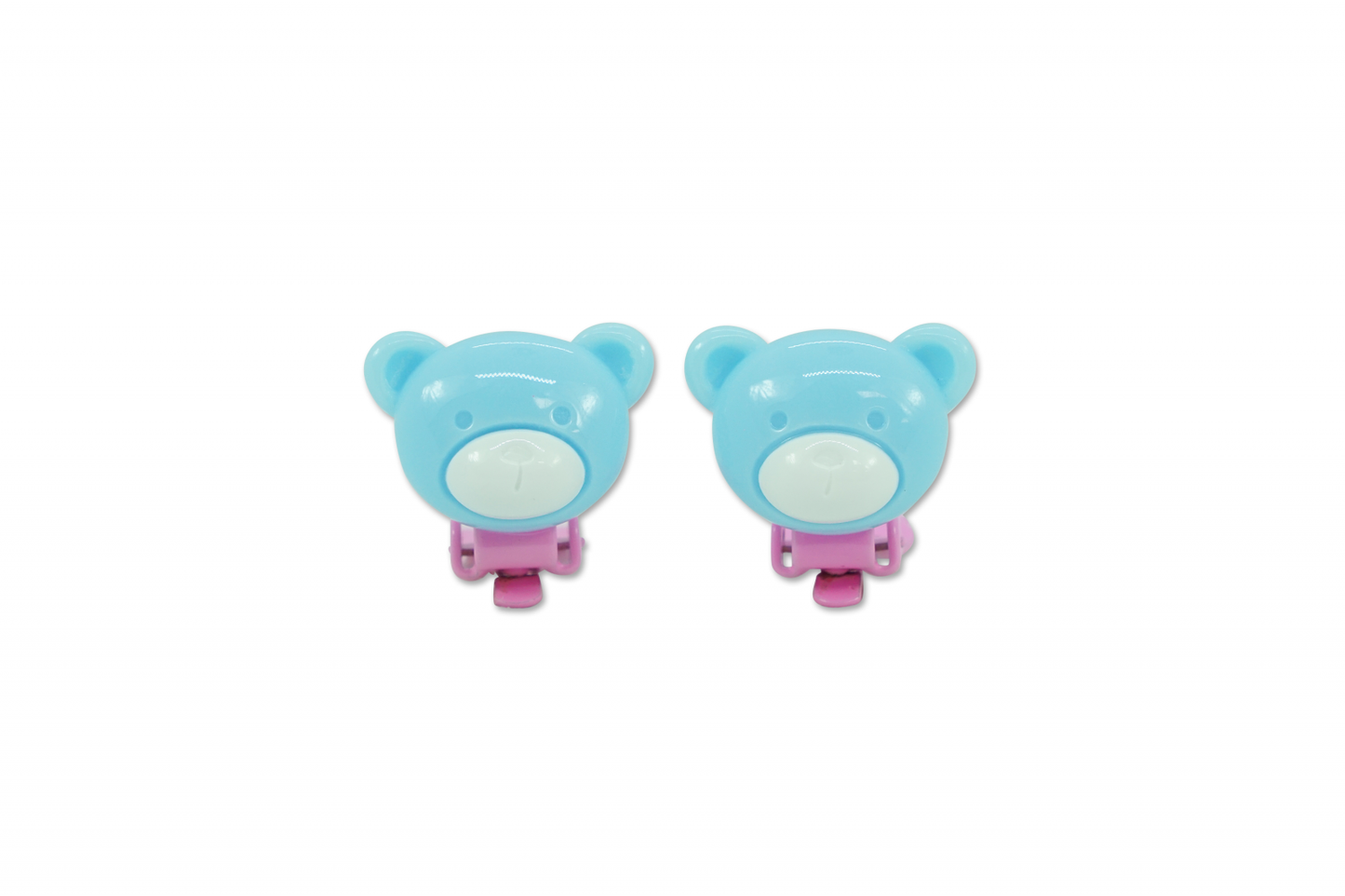 MILK X SODA PASTEL BEAR EARRINGS BLUE