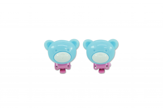 MILK X SODA PASTEL BEAR EARRINGS BLUE