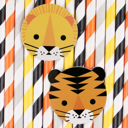 My Little Day paper straws - mini felines