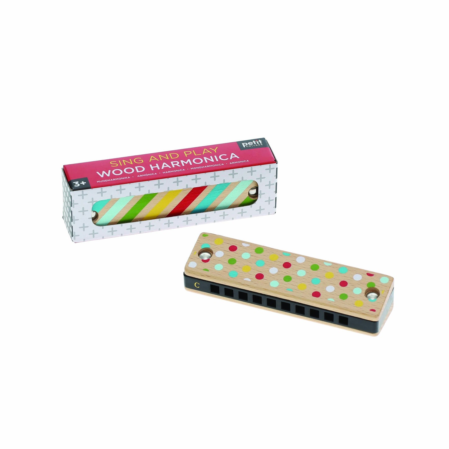 PETIT COLLAGE SING & PLAY WOOD HARMONICA