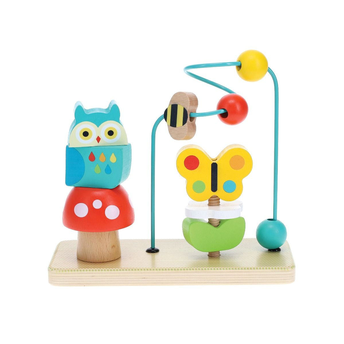 PETIT COLLAGE BUSY GARDEN WOODEN ACTIVITY TRIO