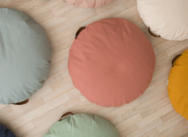 Nobodinoz  Sahara floor cushion • provence green 90X16X90