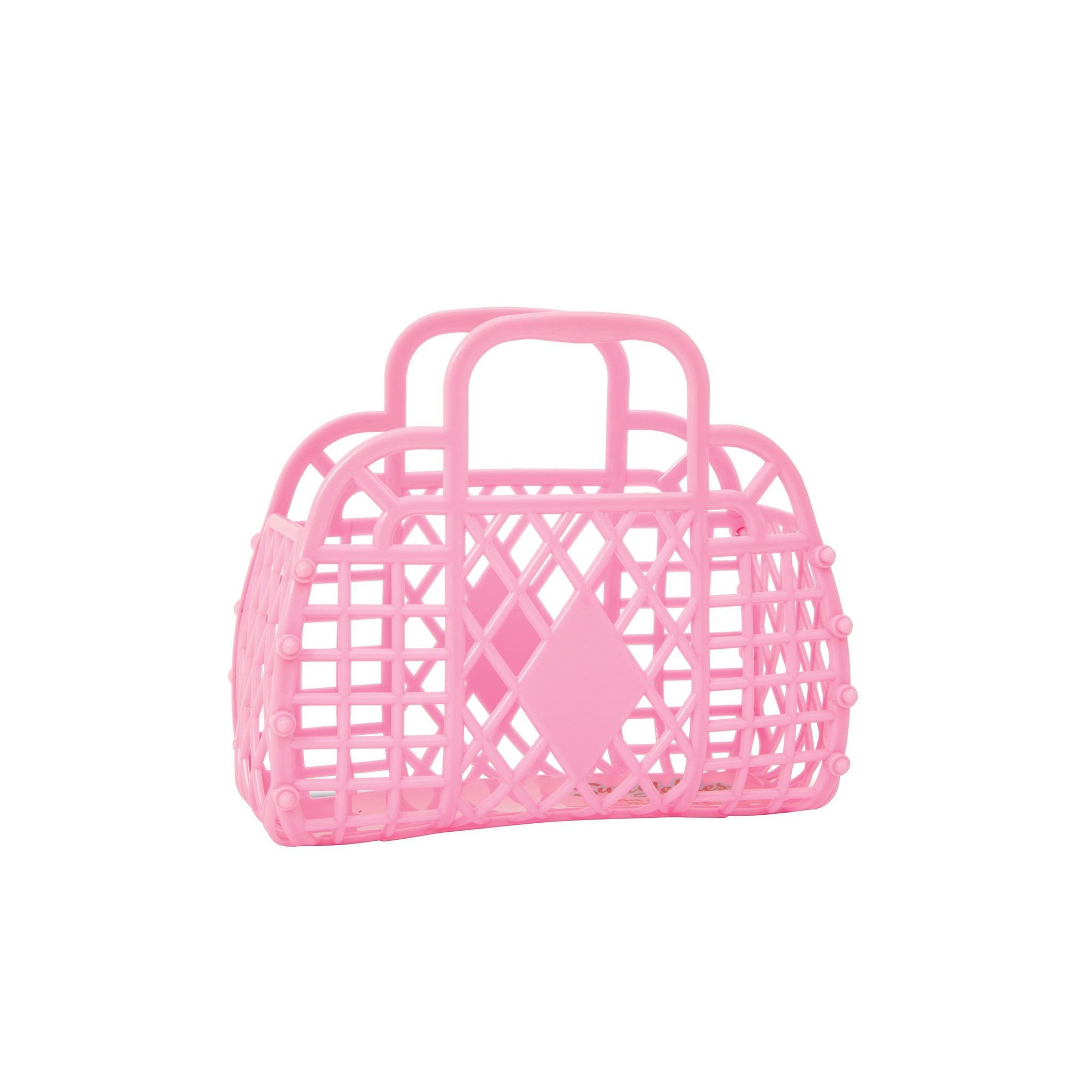 Sun Jellies Retro Basket (Mini) - Pink