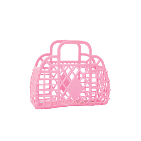 Sun Jellies Retro Basket (Mini) - Pink