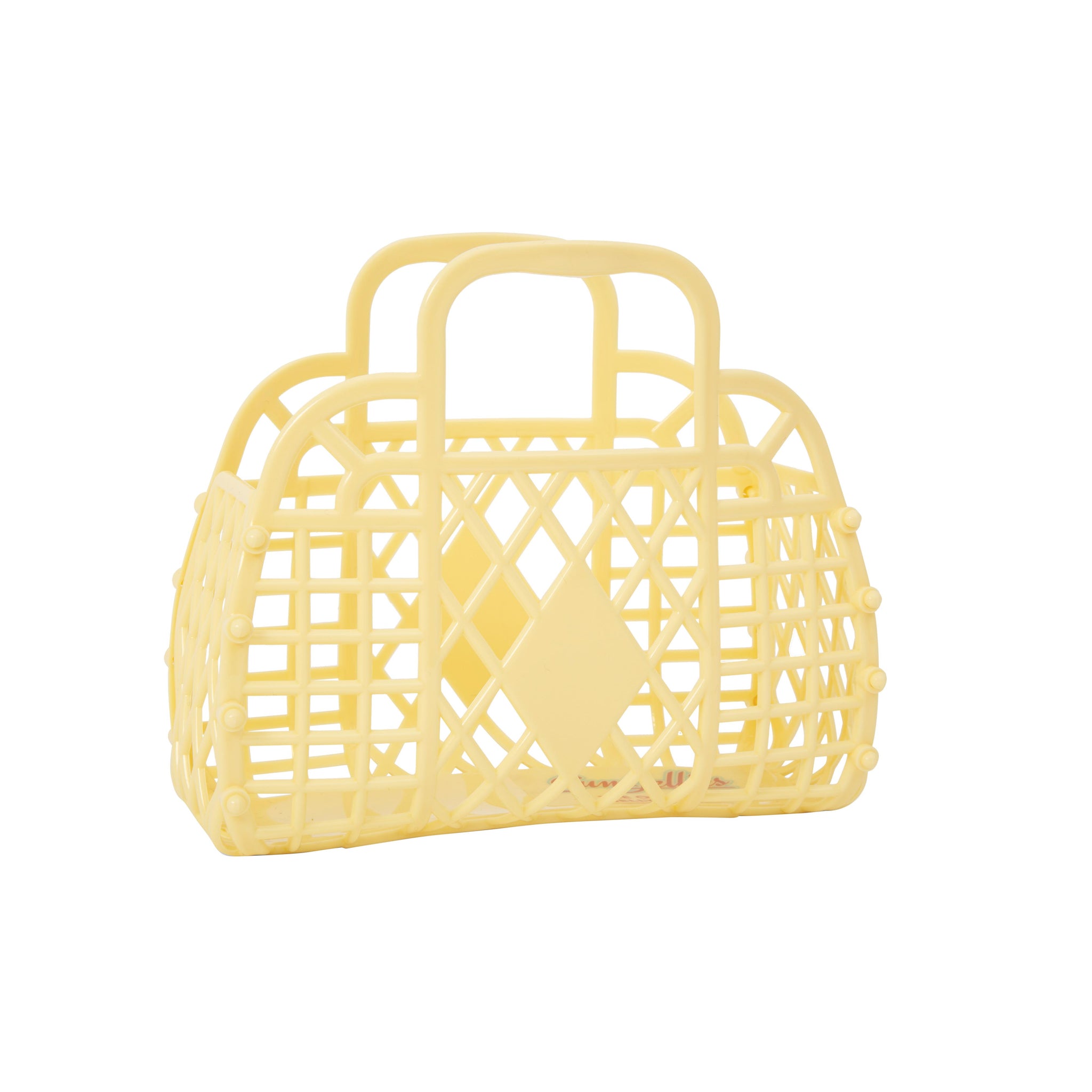Sun Jellies Retro Basket (Mini) - Yellow