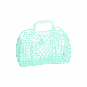 Sun Jellies Retro Basket (Small) - Blue