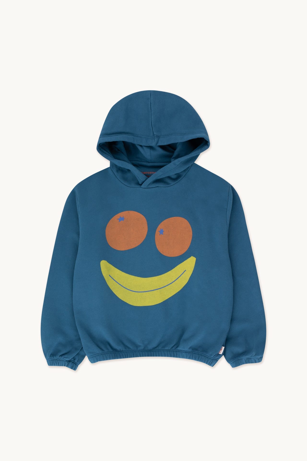 TINYCOTTONS SMILE HOODIE *light navy*