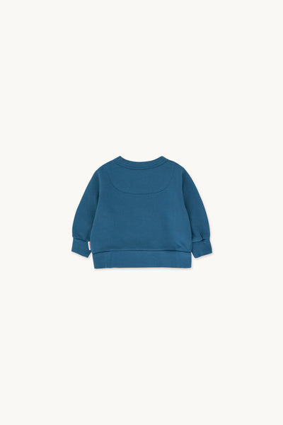 TINYCOTTONS SMILE BABY SWEATSHIRT *light navy*