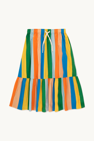 TINYCOTTONS MULTICOLOR STRIPES LONG SKIRT *multicolor*