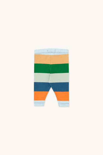 TINYCOTTONS STRIPES BABY PANT *tangerine/almond/pistachio*