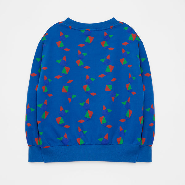 Weekend House Kids Tangram sweatshirt (blue)