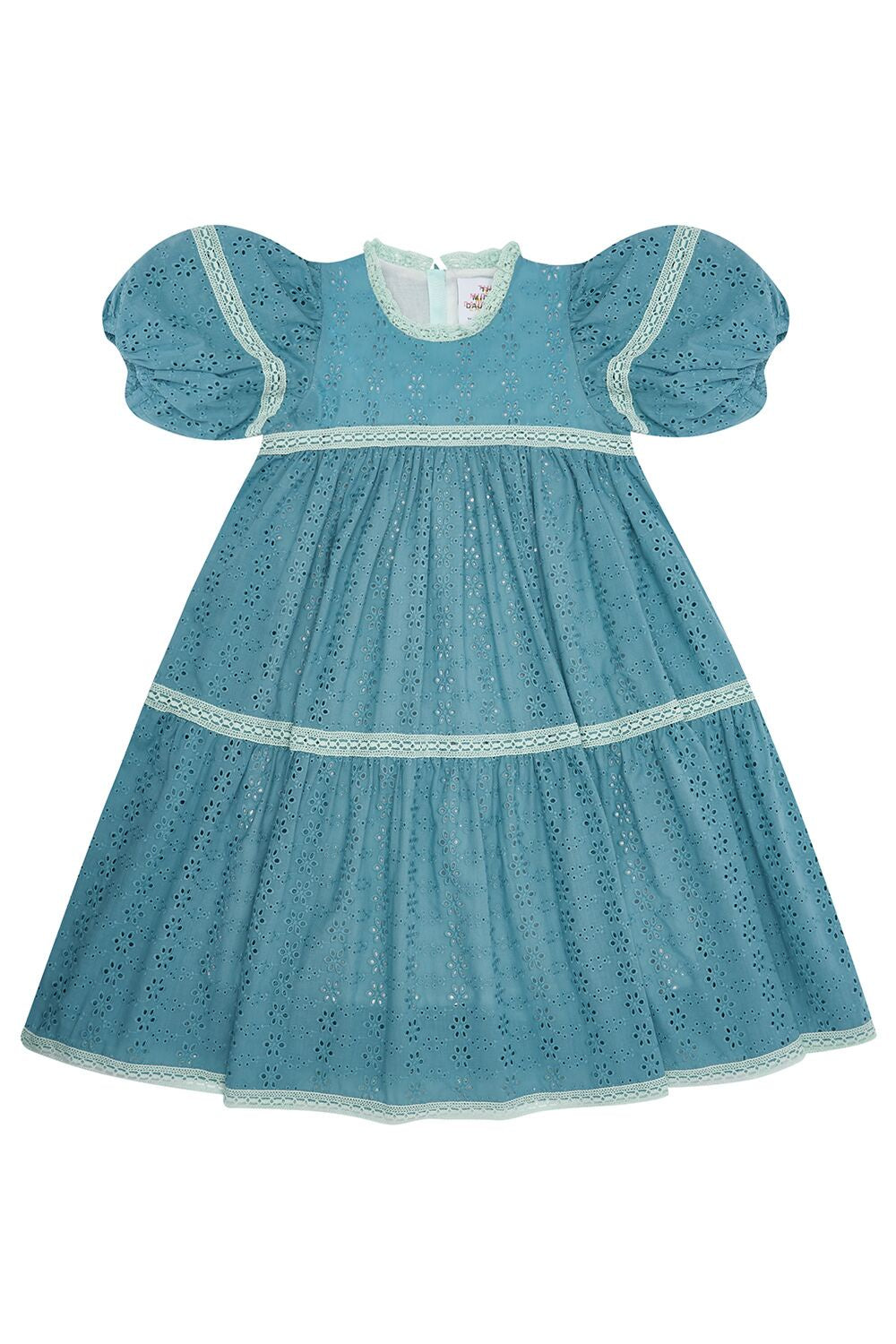 THE MIDDLE DAUGHTER TIER-RY EYED DRESS   Broderie Anglaise - Rain