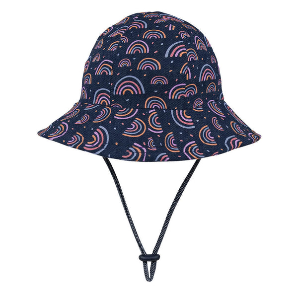 BEDHEAD HATS Girls Toddler Bucket Hat 'Rainbow' Print
