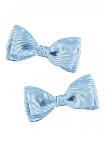 Twin Pack Bows Baby Blue