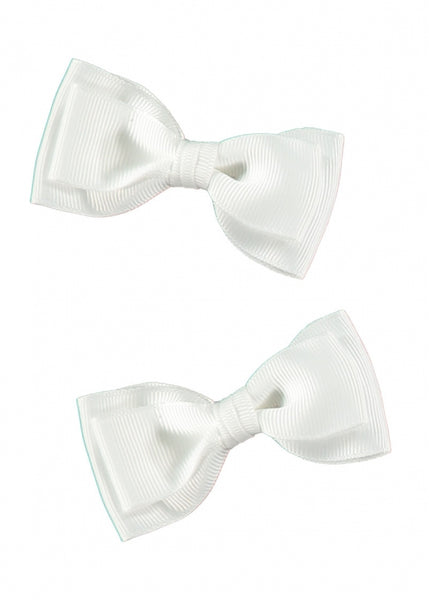 Twin Pack Bows Snowdrop